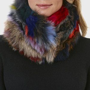 Multi Color Fox Neck Warmer